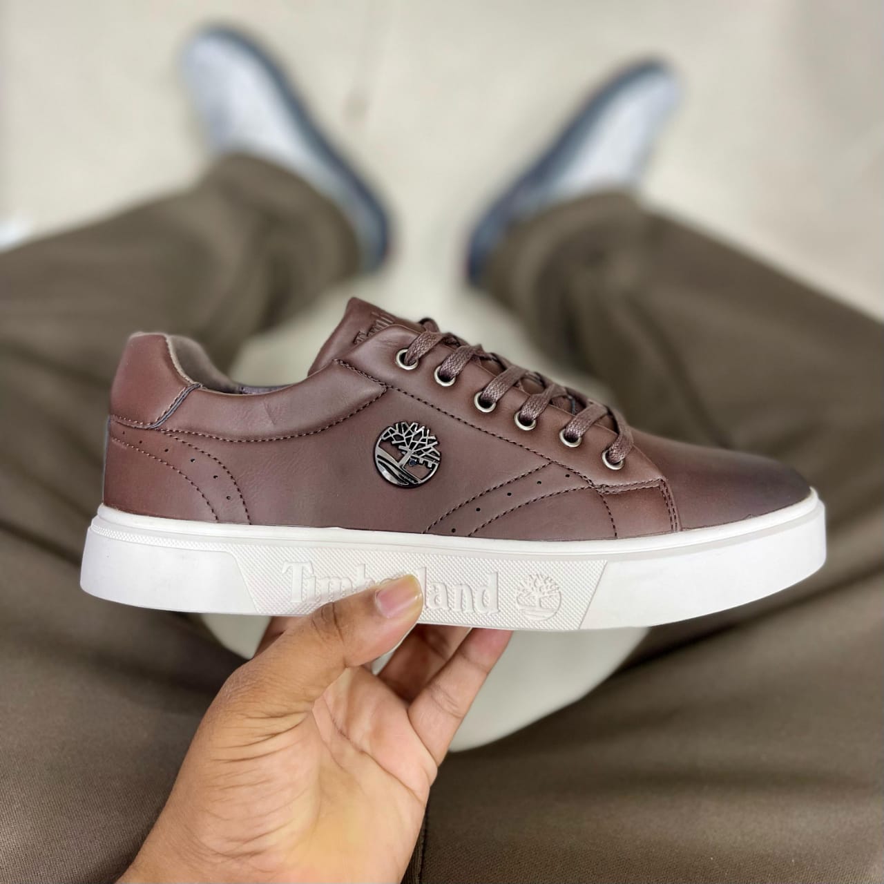 TimberFlex Luxe – Premium Leather Sneakers